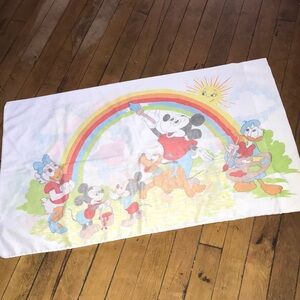 Vintage Disney Mickey & Daisy Rainbow Print‎ Bandana